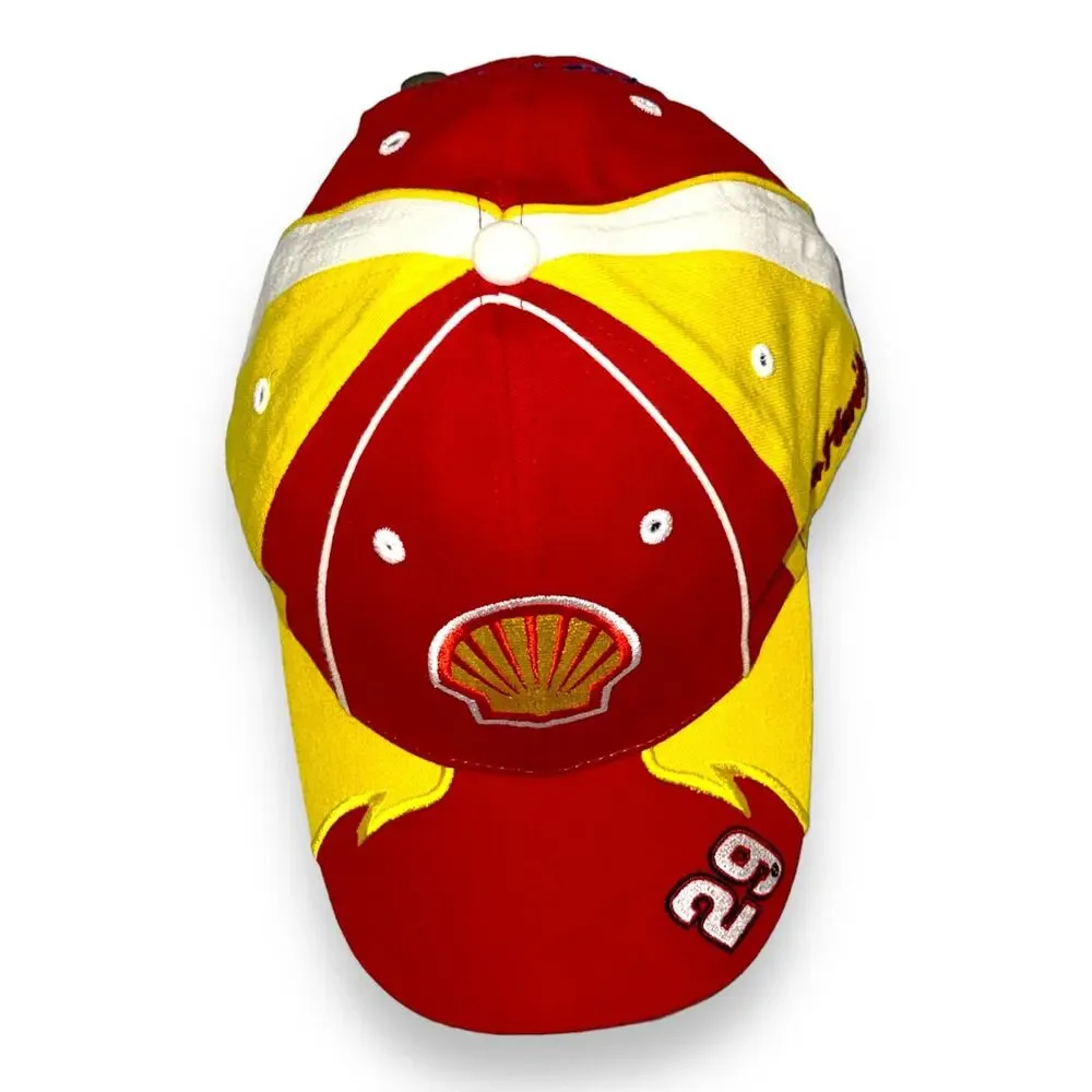 Kevin Harvick 29 NASCAR Shell RCR Adjustable Cap Red Yellow